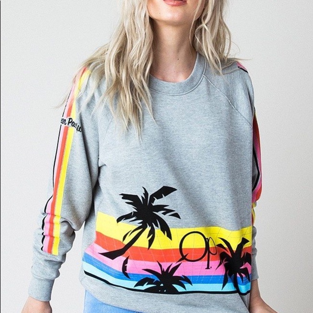 βSOLDβHOST PICK π Vintage OP Palm Tree Sweatshirt - Picture 6 of 6